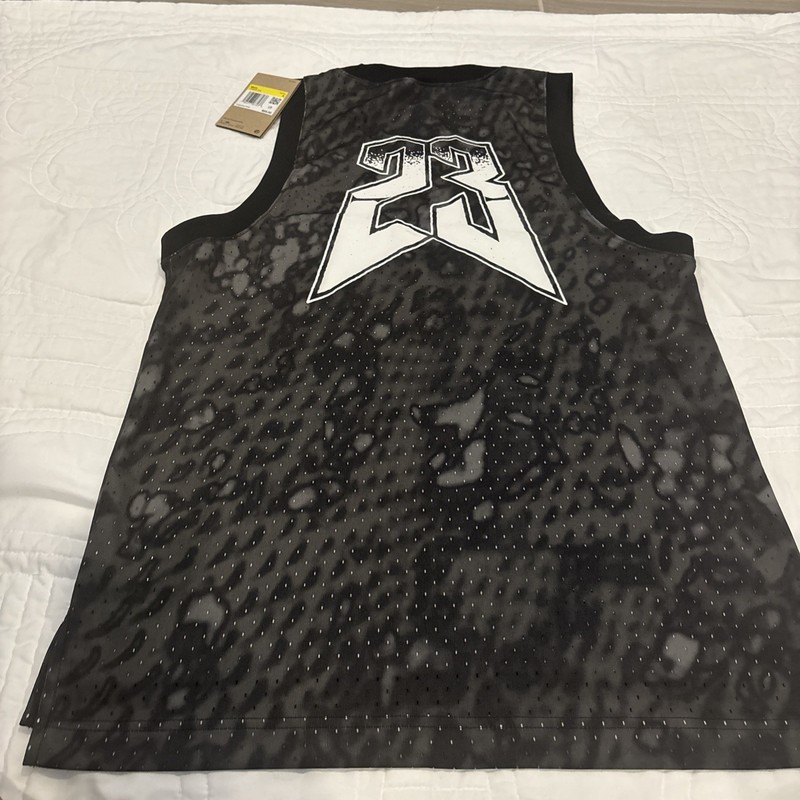 Nike Jordan Small Sport Dri-FIT Mesh Jersey Jumpman Black FN5854-010 NWT $55 gallery