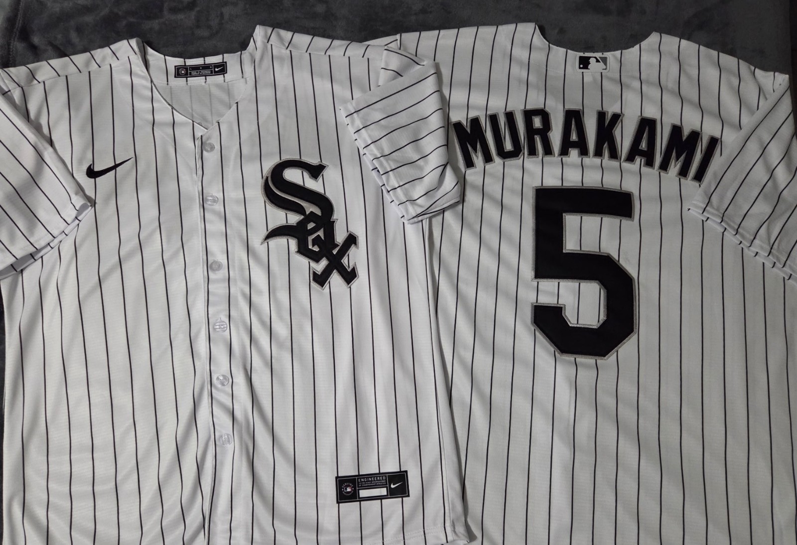 Fast Free Shipping! Large Munetaka Murakami Chicago White Sox Stitched Jersey 5 gallery