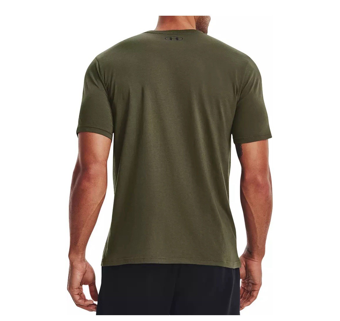NWT Under Armour Mens HeatGear Fitted Short Sleeve Tee (Marine OD Green-SIZE M gallery