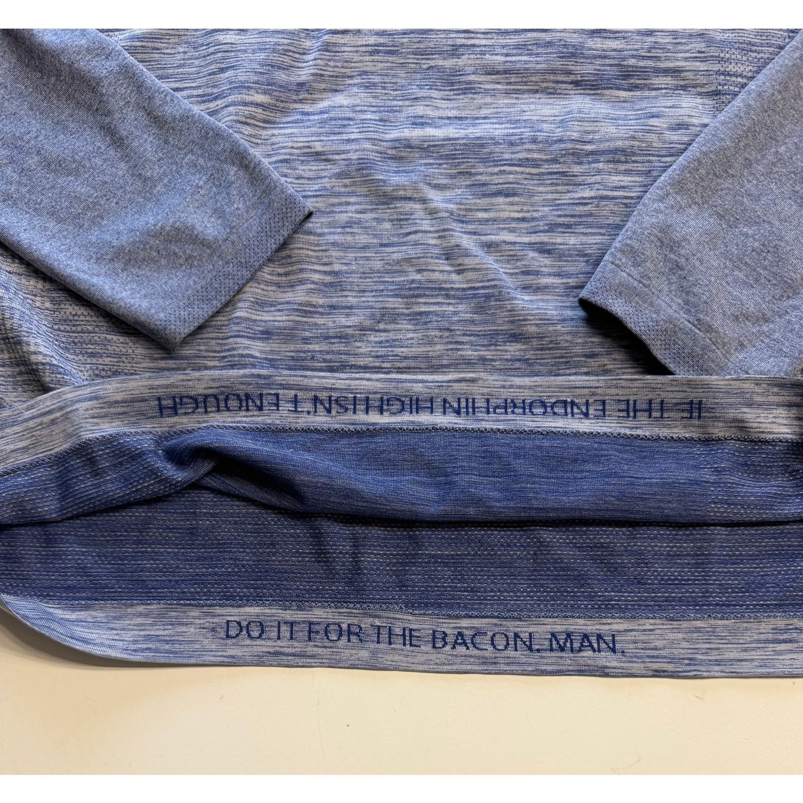 Lululemon Mens Sz S Blue Metal Vent Tech Long Sleeve Henley Shirt Top gallery