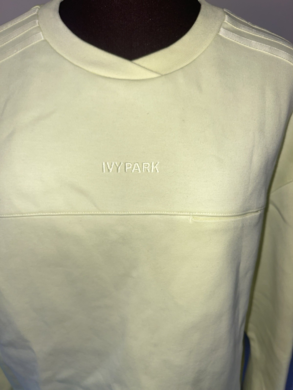 Adidas x Ivy Park 4ALL Unisex Crew Sweatshirt Yellow H25162 Size M gallery