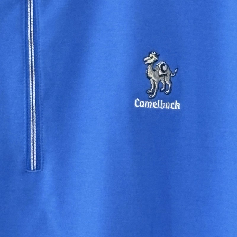 Adipure by Adidas 1/4 Zip Pullover Blue Size Large Golf Athletic Casual Layer gallery