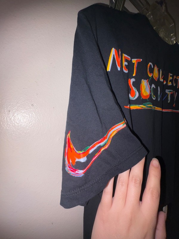 Nike Men's M Net Collectors Society Dri Fit Black T-Shirt Logo G321 gallery