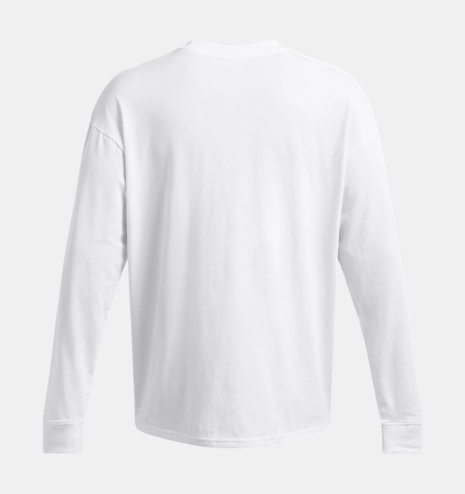 Under Armour Project Rock Cuffed Long Sleeve Shirt Men's 2XL White 1386873 NWT gallery
