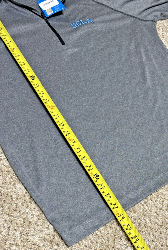 Columbia Golf UCLA 1/4 Zip Pullover Gray Large NWT gallery