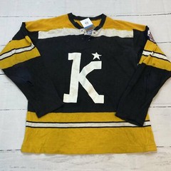 Vintage Winn Well Jersey Uniform Shirt Black Yellow Men Size See Pictures