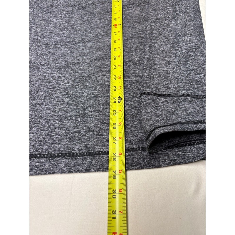 Lululemon Metal Vent Tech 1/4 Zip Pullover Heathered Grey Black Mens Large gallery
