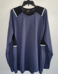 Spyder Active Size XXL Mens Long Sleeve Pullover Stretch Quick Dry Reflective