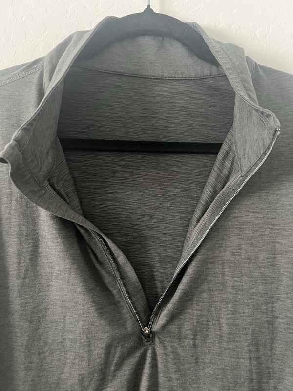 Vuori Ease Performance Half Zip 2.0 Men’s XXL Charcoal Heather Pullover Stretch gallery