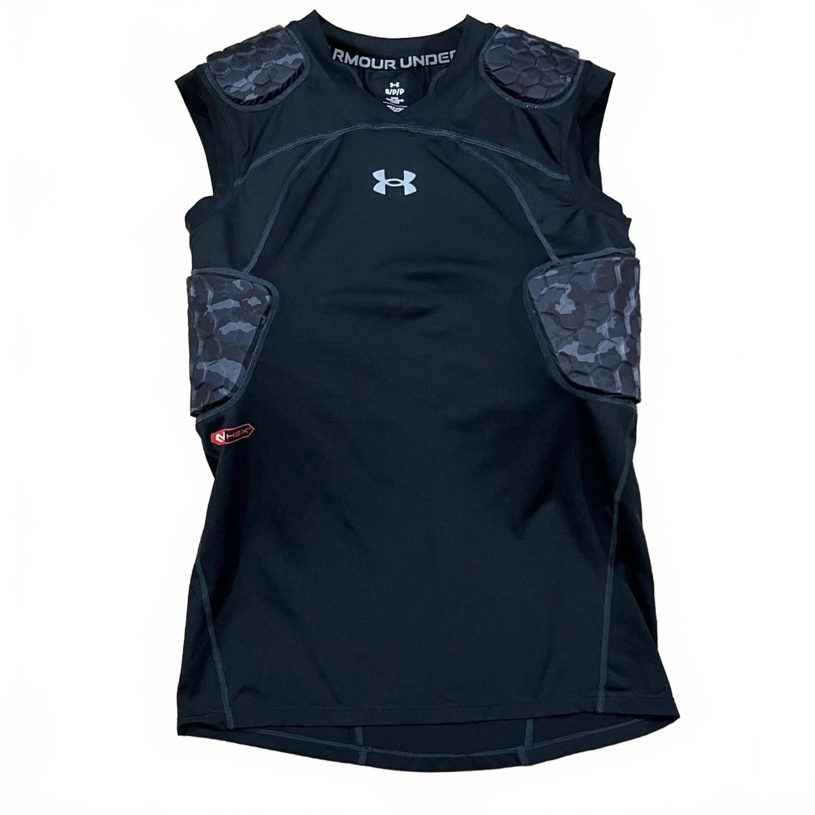 Under Armour Mens Hex Gameday Armour Pro 5 Pad Top Black Size Small gallery