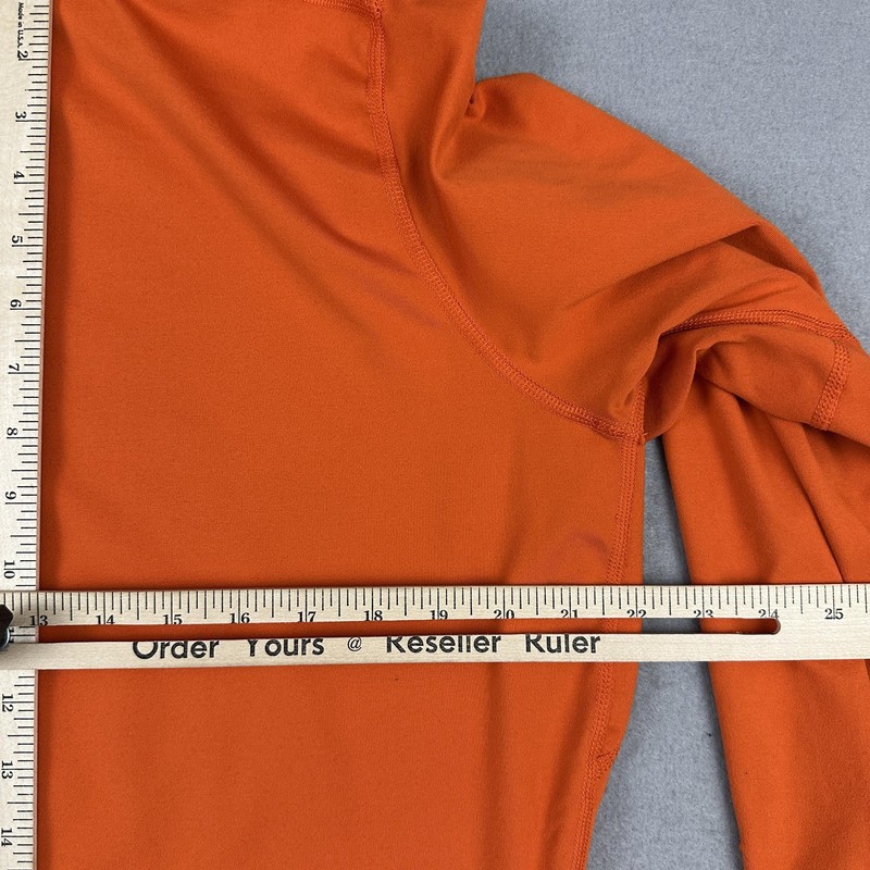 Nike Dri-FIT Element Pullover Men Large Orange Running Half Zip Long Sleeve L gallery