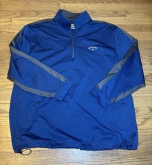 MINT MENS CALLAWAY WEATHER SERIES LONG SLEEVE 1/4 ZIP PULLOVER SIZE XL