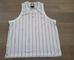 Mens Sz 3XL White Red Nike Air Jordan Essentials Basketball Jersey DM1380 NWT