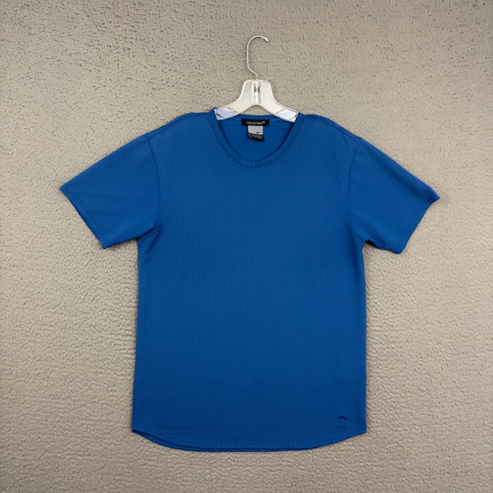Nike Sphere Shirt Mens Medium Blue Activewear Workout Gym Sports Y2K 2000s Dad gallery