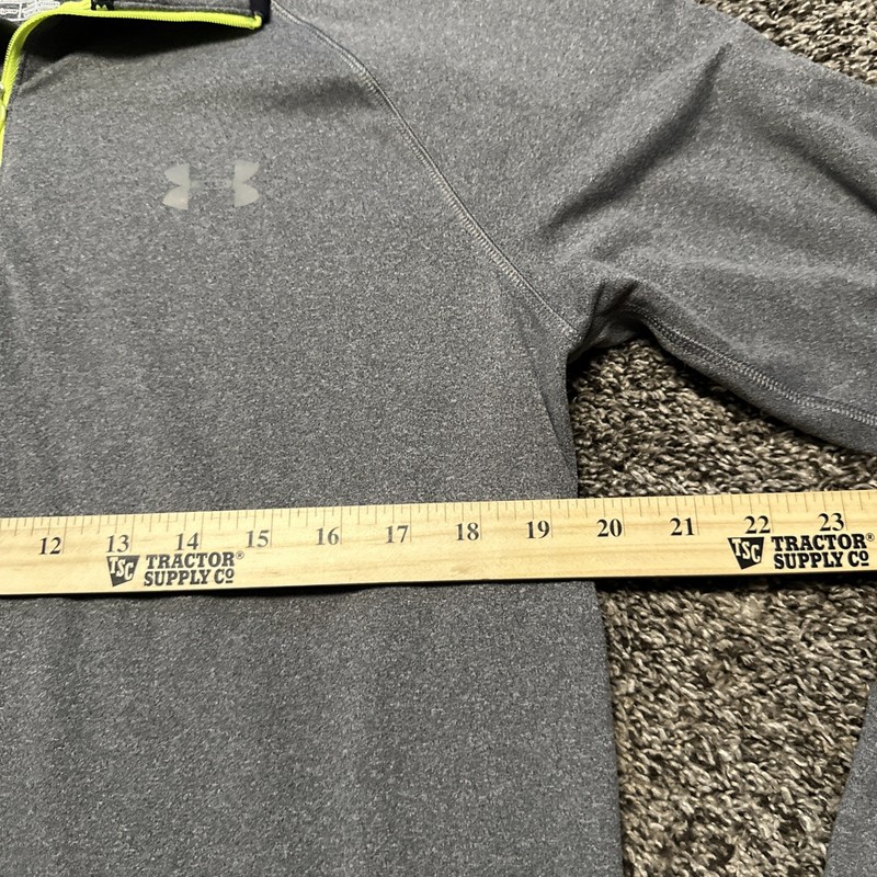 Under Armour Run 1/4 Zip Mens Medium Gray Pullover Running All Seasons Gear gallery
