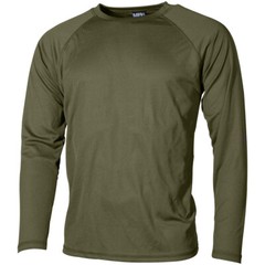 MFH US Undershirt Level I Gen III Top ECWCS Thermal Gym Army Military OD Green