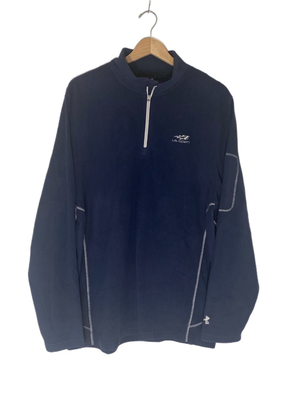 Under Armour US Open Tennis 1/4 Zip Pullover Navy Large gallery