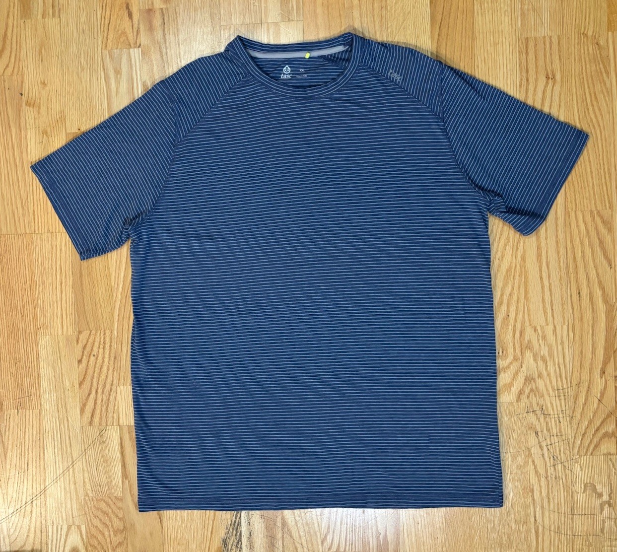 Tasc Performance Bamboo Short Sleeve Striped Performance Shirt Men’s XXL gallery