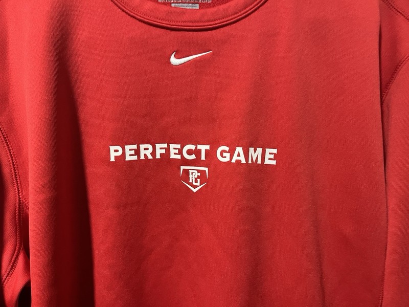 Nike Thermal Fit Perfect Game PG Baseball Thermal Crewneck Shirt M gallery