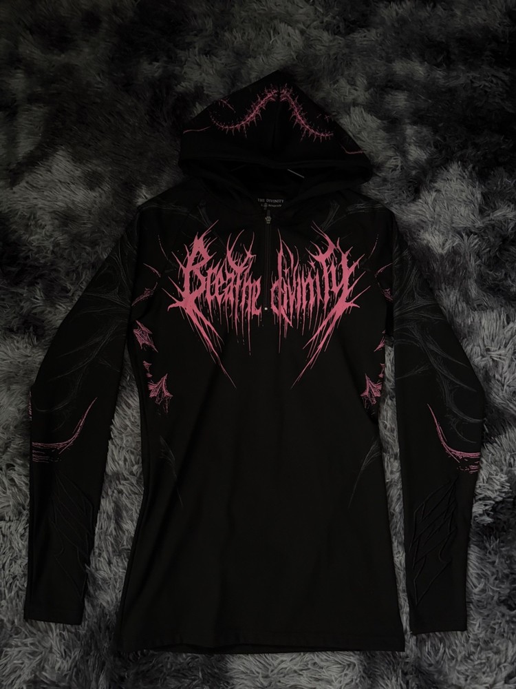 Breathe Divinity Longsleeve Compression Quarter Zip Hoodie