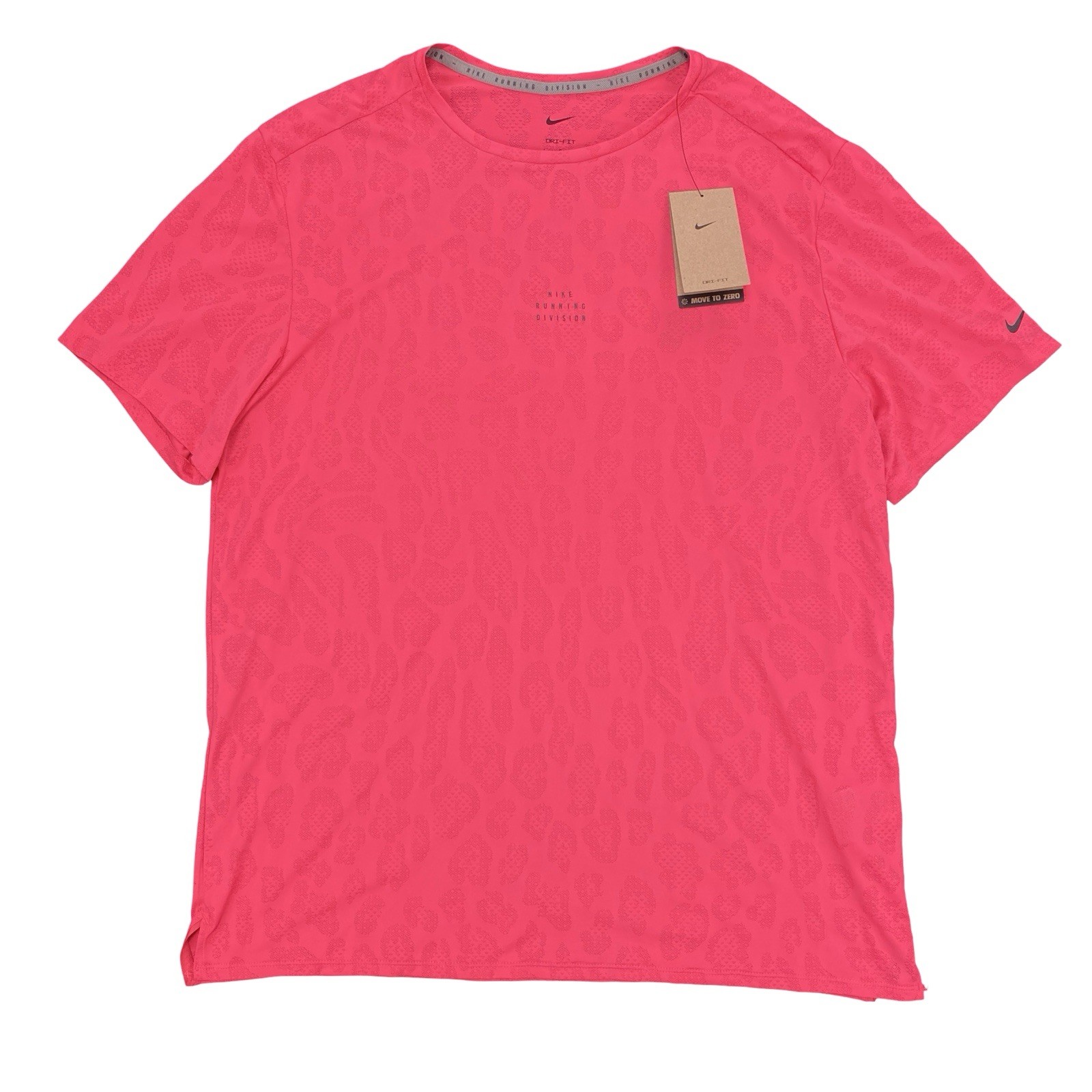 Nike Rise 365 Running Division Dri-FIT Shirt Size L Aster Pink FZ0613-629 gallery