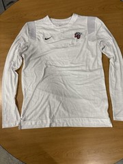 Nike LU Liberty Sideline UV Long Sleeve Training Top White CW3539-100 Womens L