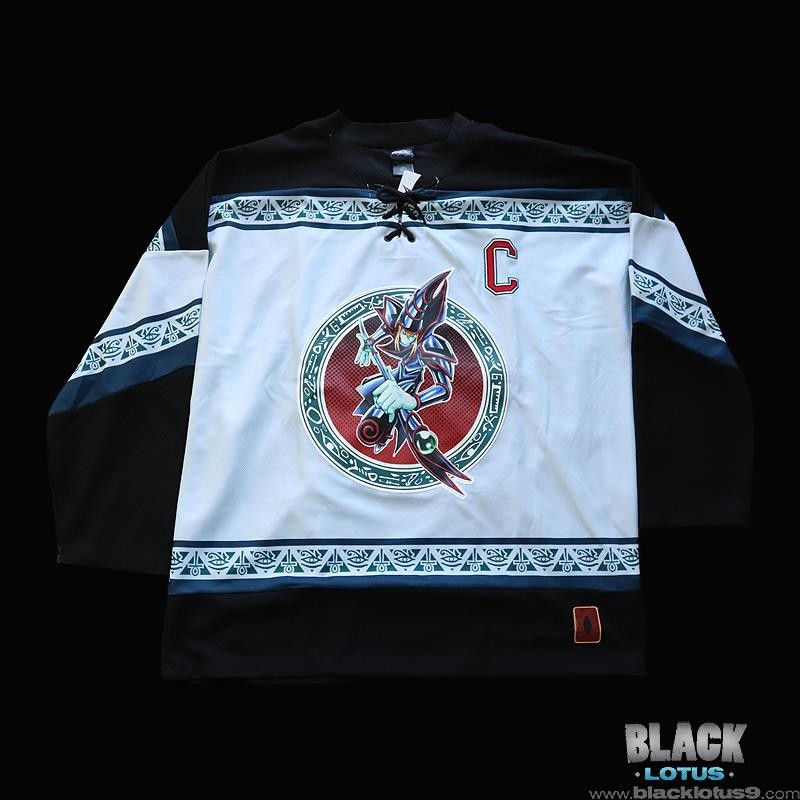 NEW Yu-Gi-Oh! Dark Magician Hockey Jersey Yugi 96 Captain BoxLunch size Large gallery