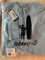 Johnnie-O Medium Mens Pullover Performance Gulf Blue