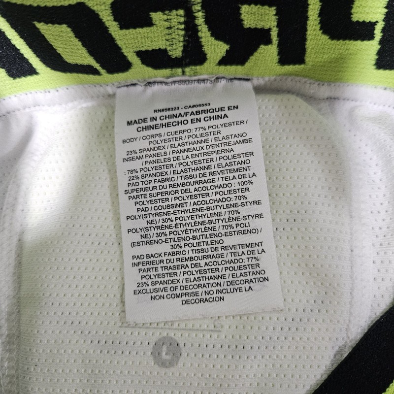 NIKE PRO HYPERSTRONG ELITE COMPRESSION SHORTS WHITE VOLT MENS L gallery