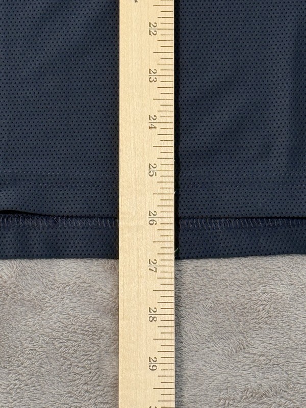 Tracksmith Van Cortlandt Singlet Tank Top Men's Medium Navy Blue Mesh Running gallery