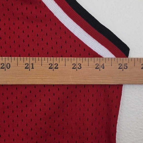 Canadian Sleeveless Jersey Mesh Red, Black & White XXL gallery