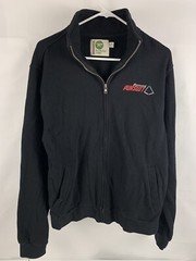 Rossignol Quarter Zip Sweatshirt Medium Black Red Logo Skiing Snowboarding