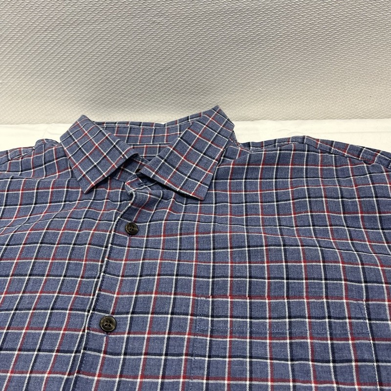 Johnnie-O Prep-Formance Shirt Men’s XXL Blue Red Plaid Long Sleeve Button Golf gallery