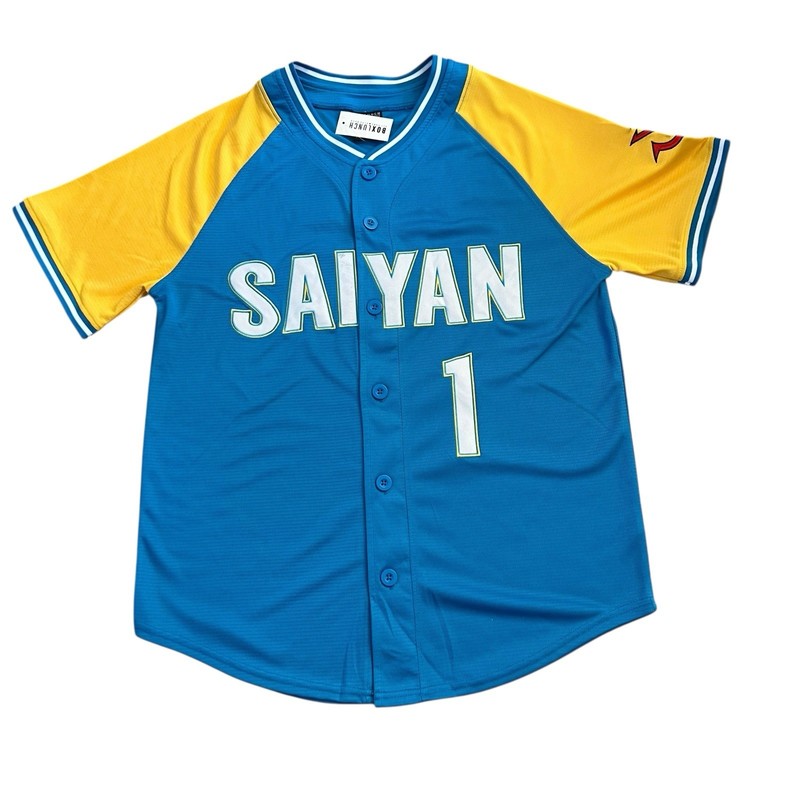 Dragon Ball Z Vegeta Baseball Jersey BoxLunch Exclusive Size Large New With Tags gallery