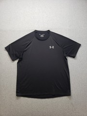 Under Armour Men T Shirt XL Black Short Sleeve Athletic Gym Tee Casual Comfort