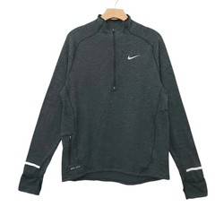 Nike Dri-FIT Element Sphere 1/2-Zip Running Top Mens Medium Gray Pullover Gym