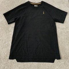 Bass Outdoor Men’s Performance T-Shirt Moisture-Wicking Mesh Black Size Small S