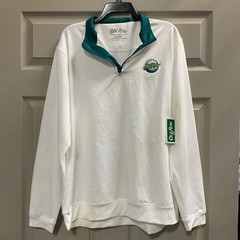 Old Row Men’s Golf Cart Party Premium 1/4 Zip Shirt White WROW3171 Large