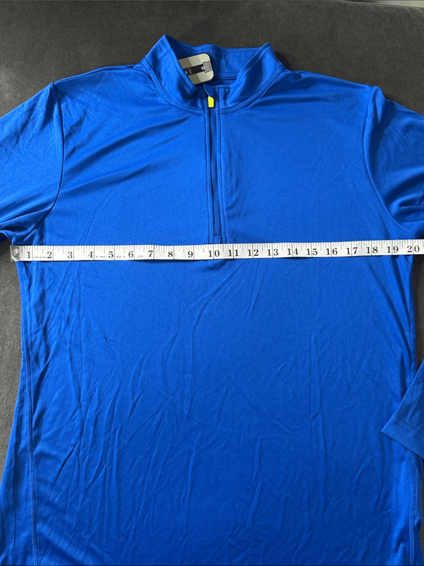 Men's Admiral Athletic Quarter-Zip Pullover Cobalt Blue VaporDraw MEDIUM NWT gallery