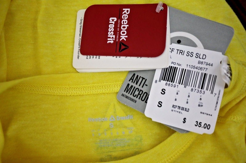 NEW Reebok Crossfit Men's Active Short Sleeve Shirt Size S gallery