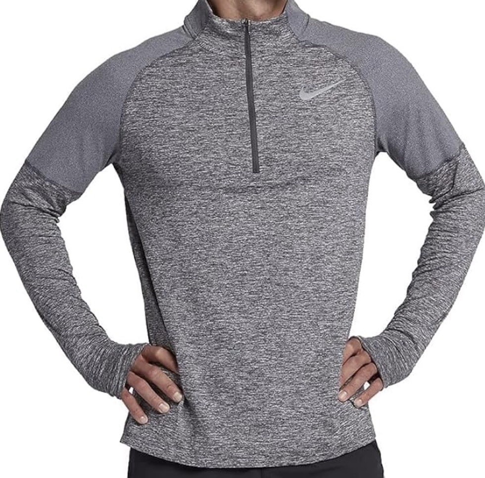 Nike Running Element DriFit Size S Performance Training Runner Top Sweater Shirt gallery