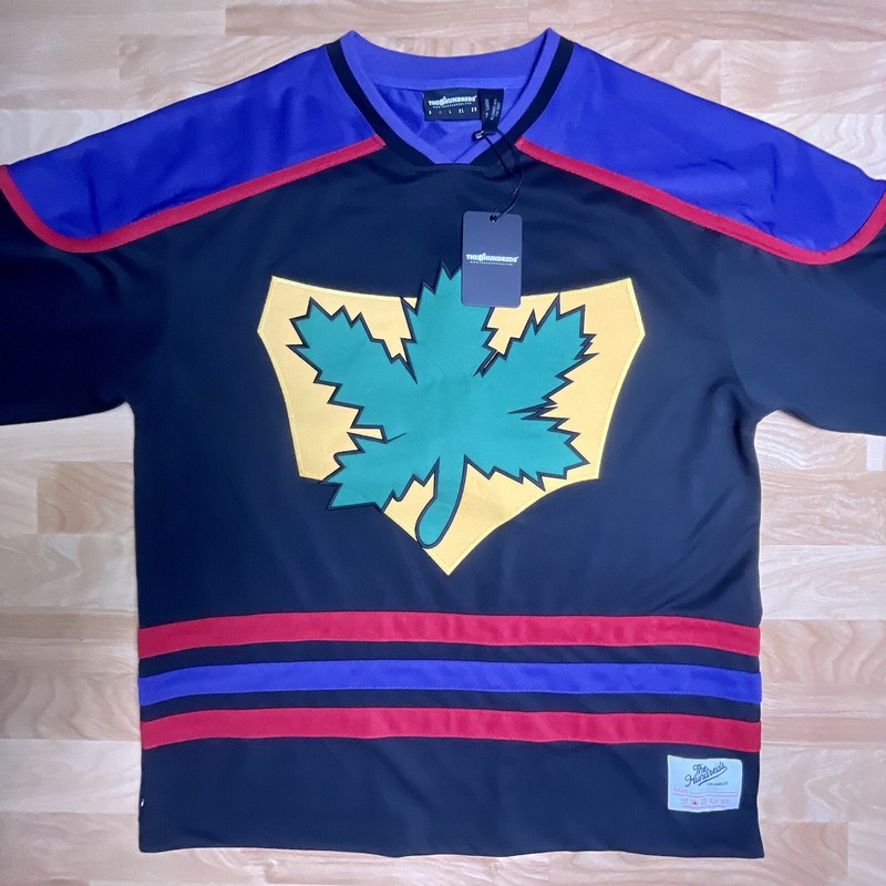 The Hundreds X Kevin Smith Collaboration Hockey Jersey Chronic 420 Weed Medium gallery