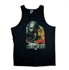 AMC The Walking Dead Zombie Tank Top Sleeveless ‘God Forgive Us’ SizeXL XLarge