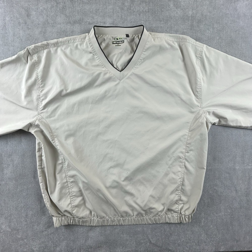 Bolle Golf Pullover Mens Large Tan Long Sleeve Windbreaker