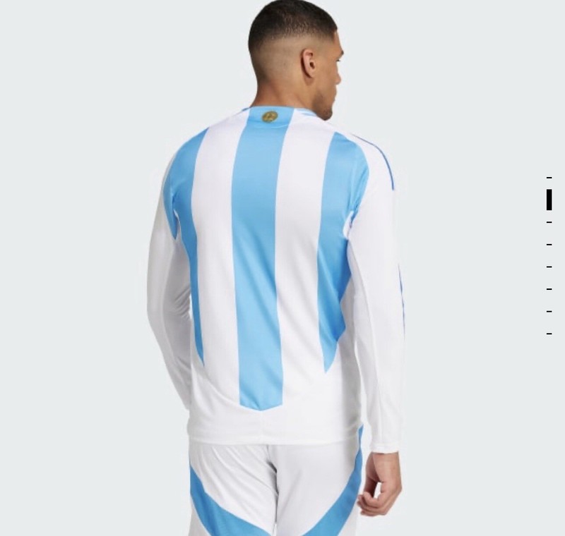 adidas Argentina 24 Long Sleeve Home Authentic Jersey Size M-XXL NWT IP8383 $160 gallery