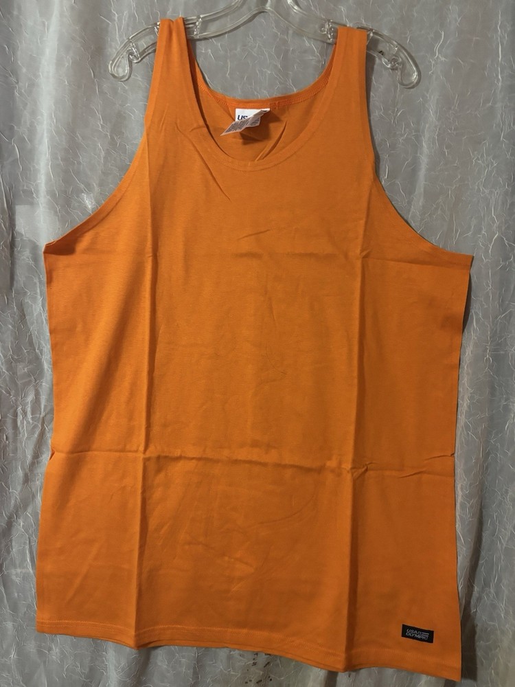USA Olympic XL Tank Top Orange