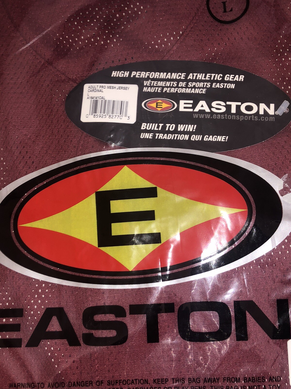 NEW Easton Adult Baseball Softball Pro Mesh Jersey Large gallery