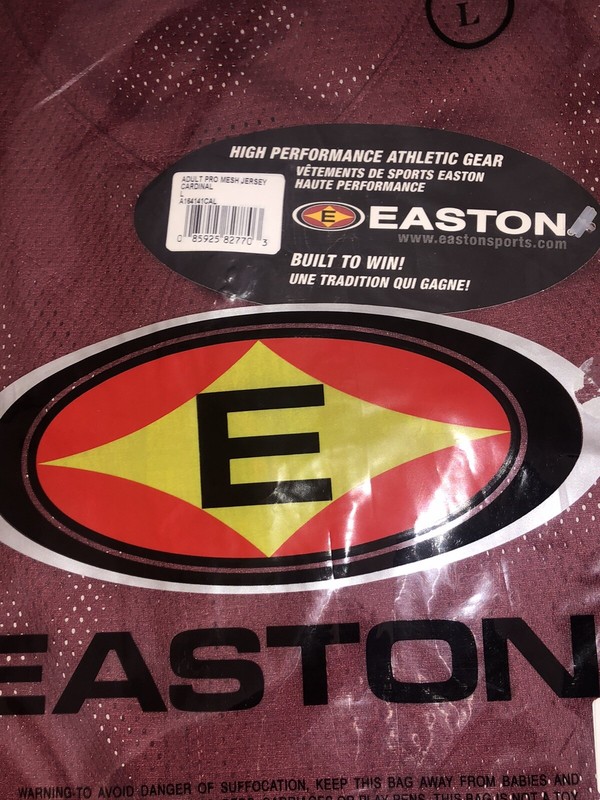 NEW Easton Adult Baseball Softball Pro Mesh Jersey Large gallery