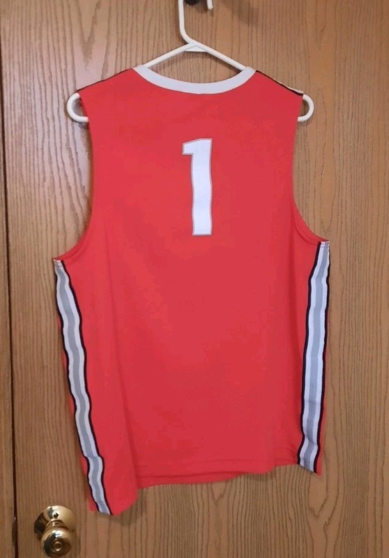Ohio State Buckeyes Nike Team Elite #1 Mens Scarlet Slim Fit Jersey Size XL gallery