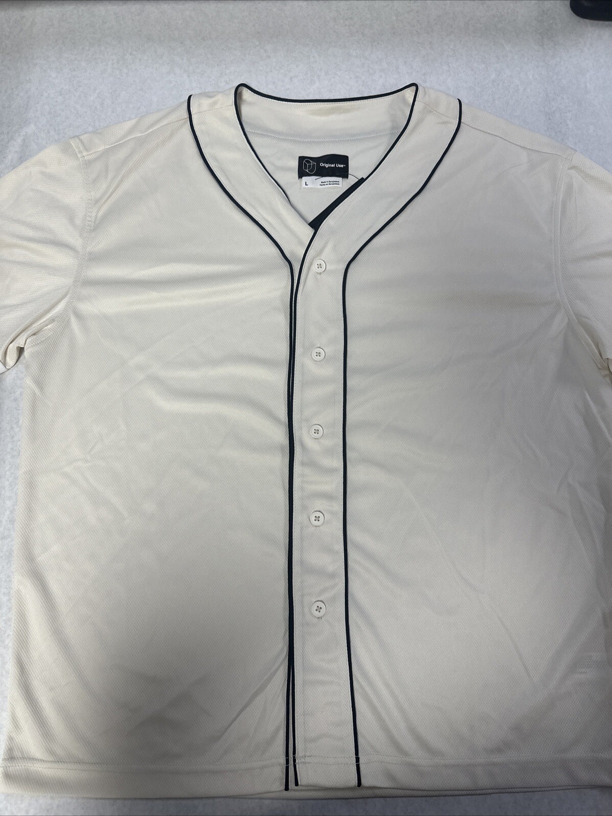 Original Use Baseball Jersey Style Shirt Mens Size Large gallery